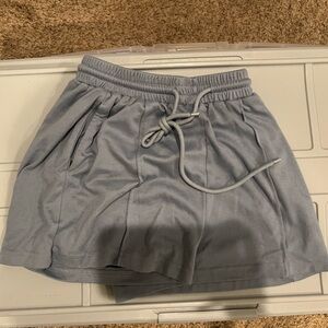 Cider High Waist Gray Shorts